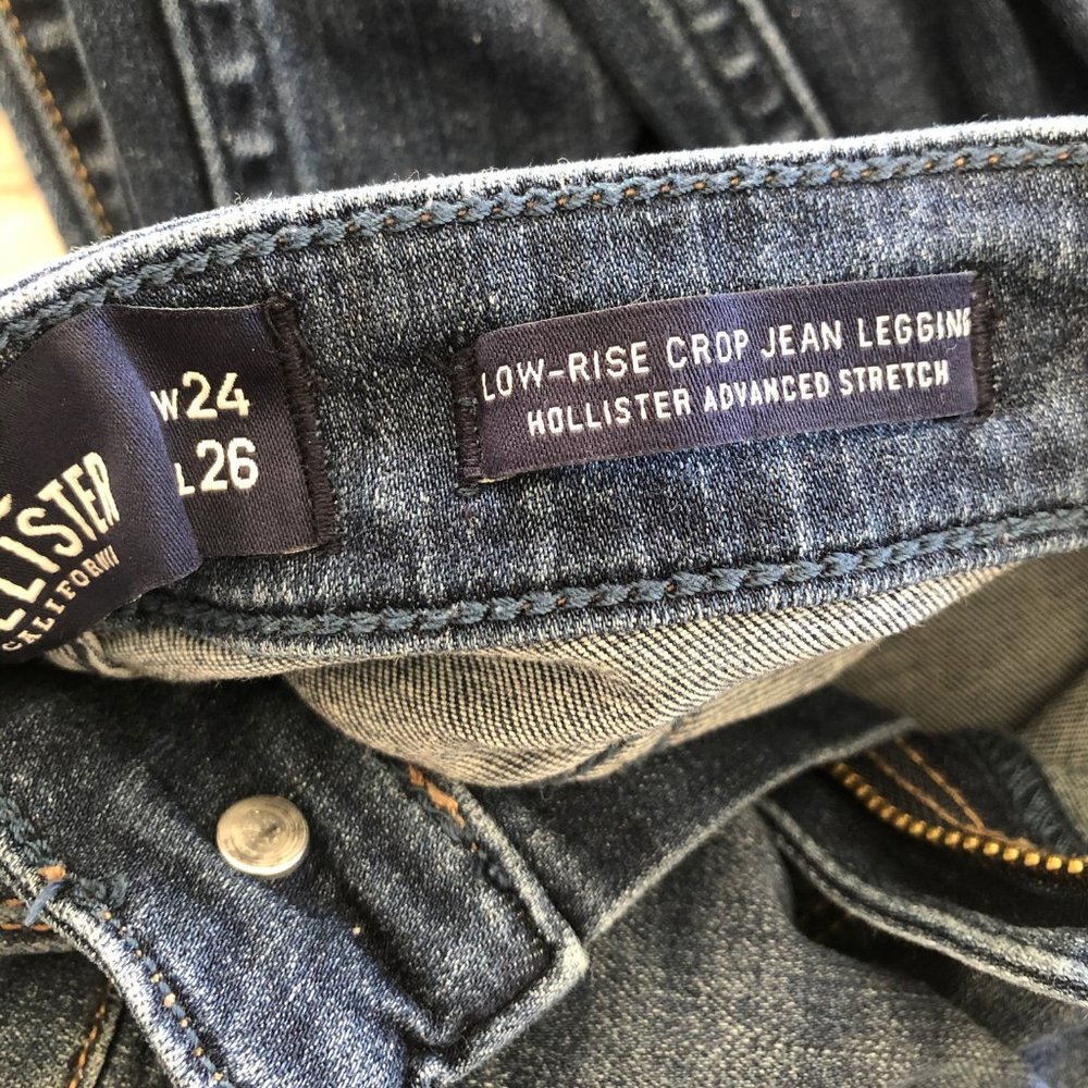 *CLOSET CLEANOUT* Hollister Low Rise Jegging Jeans size 0R - w24/L26 - Picture 5 of 5